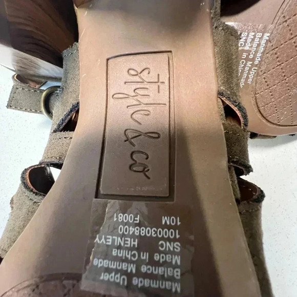 Style & Co Olive Suede Slingback Heels Size 10 - Picture 14 of 16